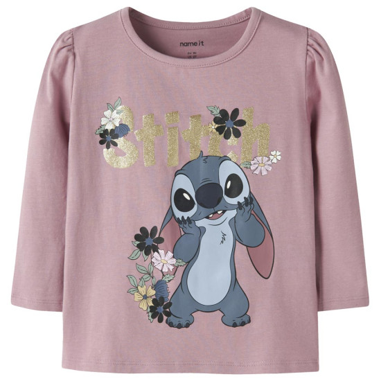 Name It Βρεφική μακρυμάνικη μπλούζα Jina Stitch Top Box Long Sleeved T-Shirt